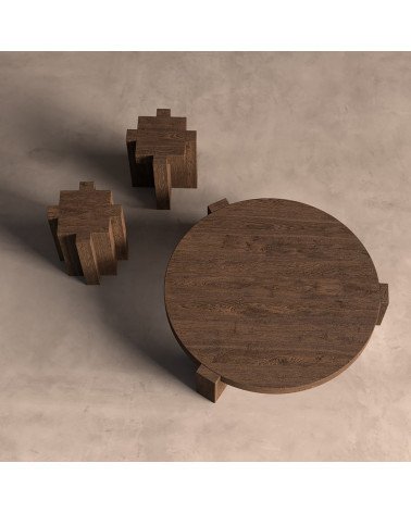 Mesa auxiliar brutalist