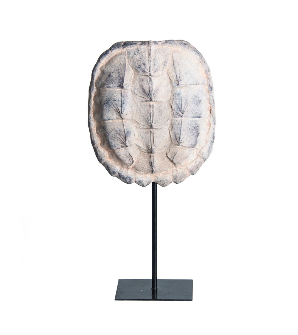 Figura decorativa caparazón tortuga