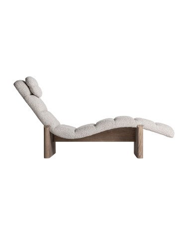 Chaise longue jacquard