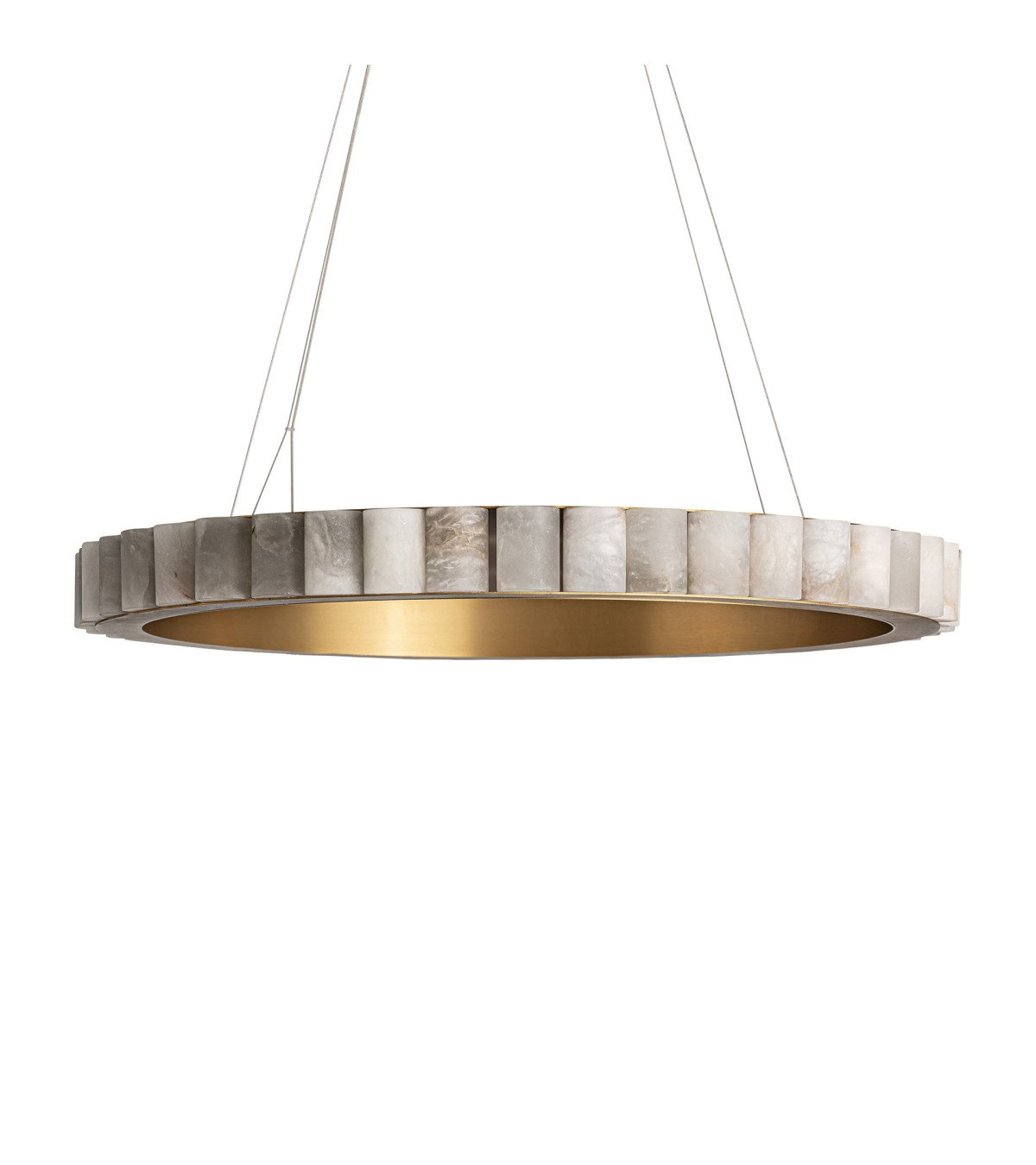 Lámpara de colgar aurea