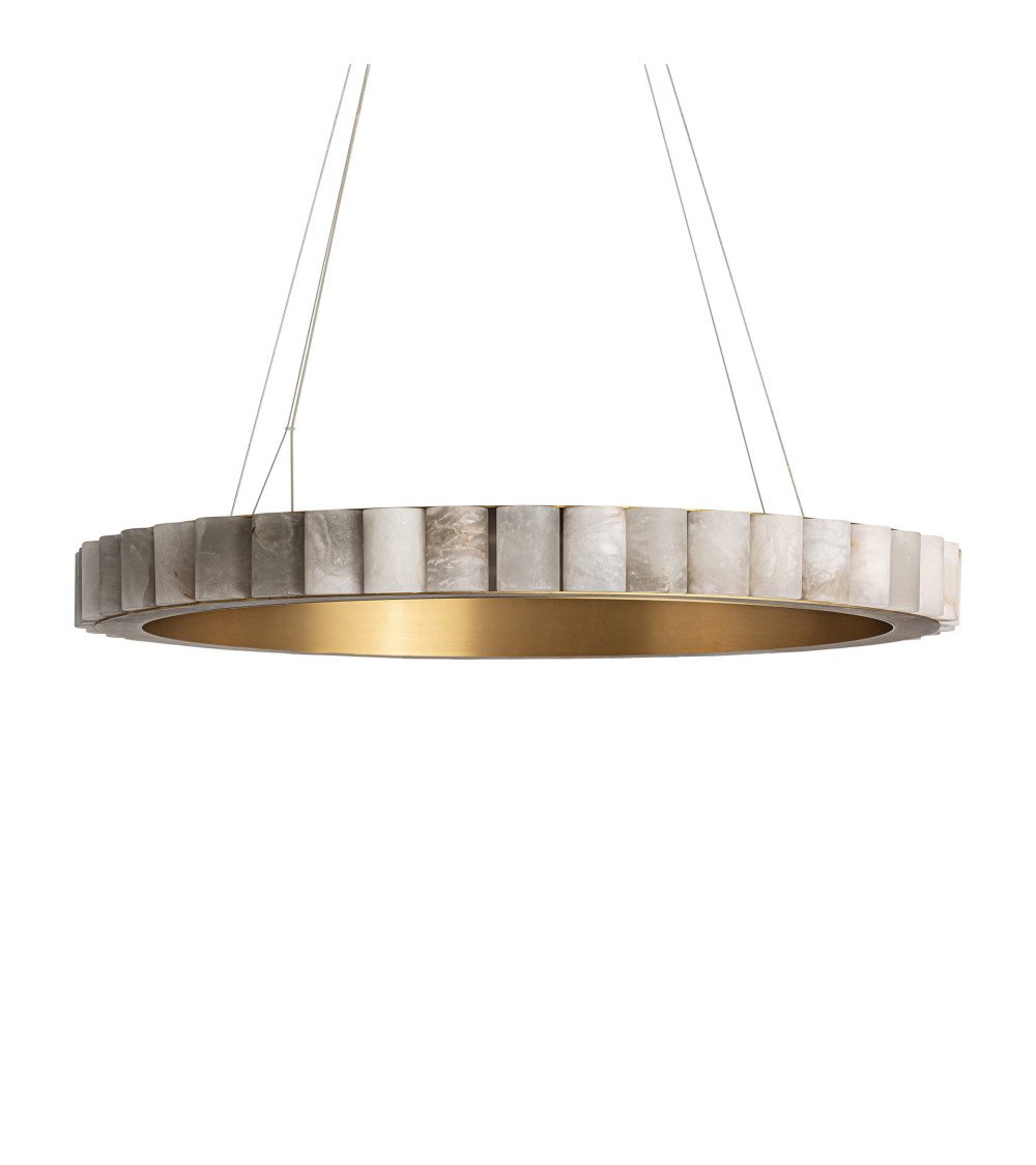 Lámpara de colgar aurea