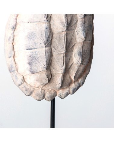 Figura decorativa caparazón tortuga