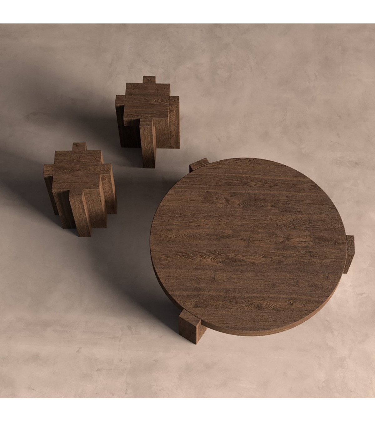 Mesa de centro brutalist