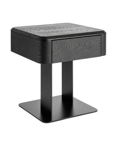 Mesita de noche caiza