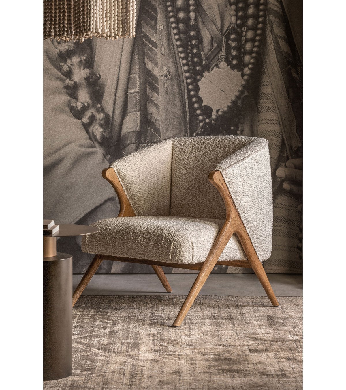 Sillón Prati bouclé