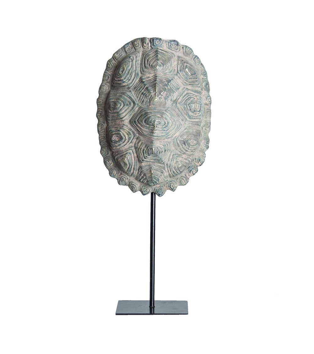 Figura decorativa caparazón tortuga