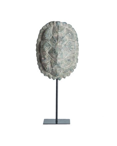 Figura decorativa caparazón tortuga