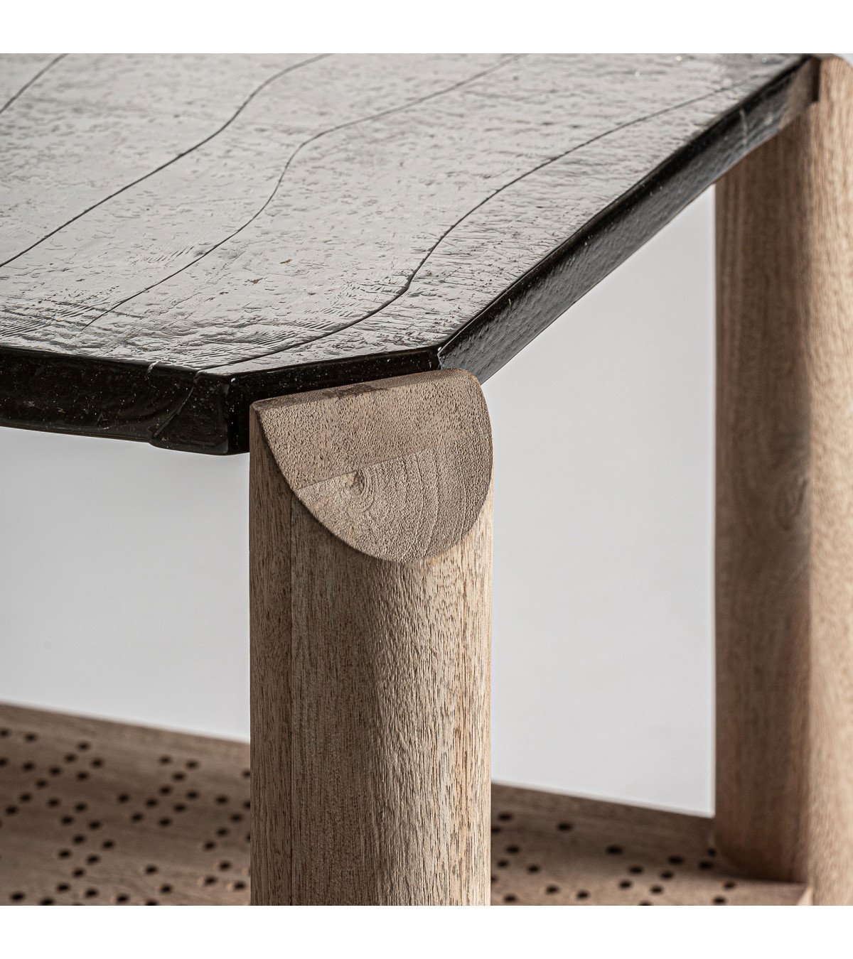 Mesa auxiliar jacquard