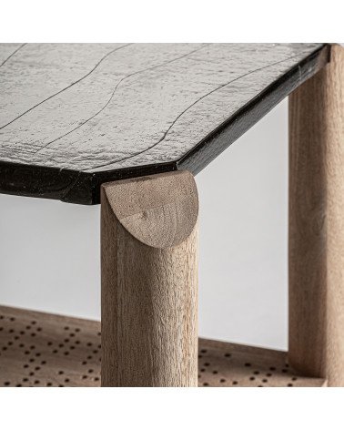 Mesa auxiliar jacquard