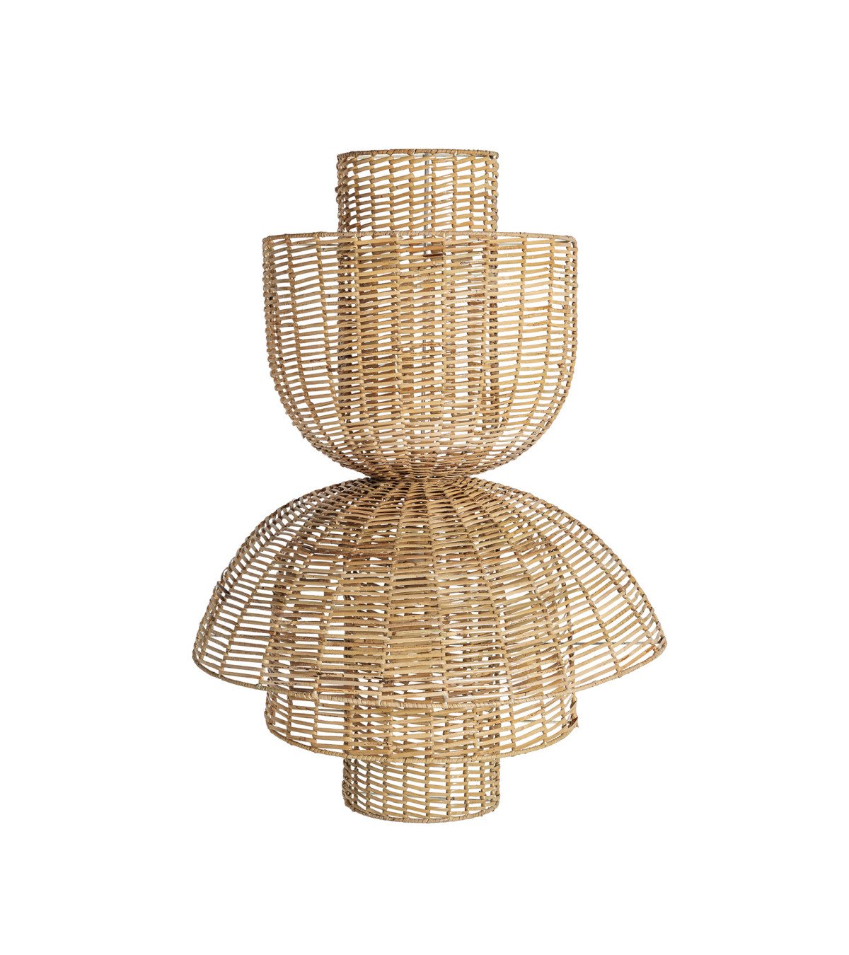 Aplique plissé rattan