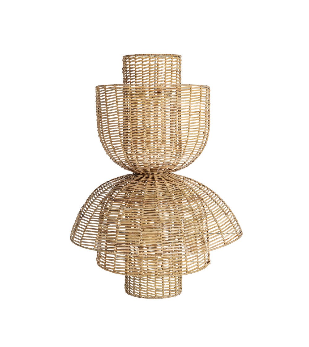 Aplique plissé rattan