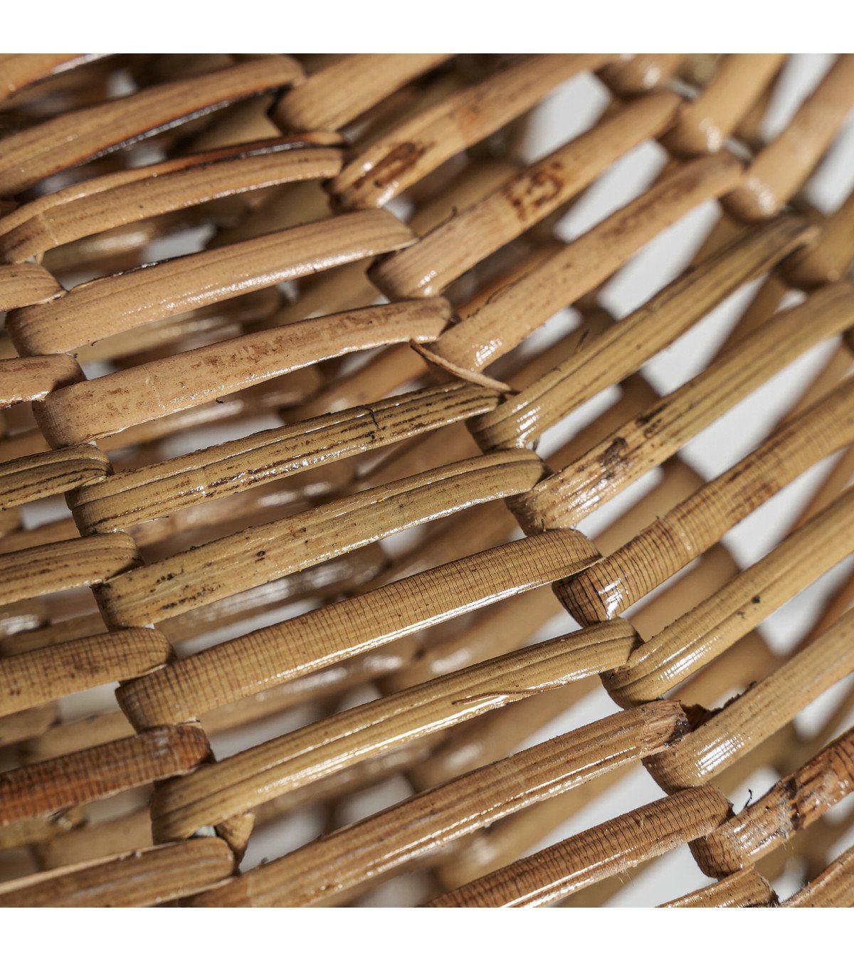 Aplique plissé rattan