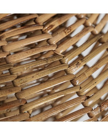 Aplique plissé rattan