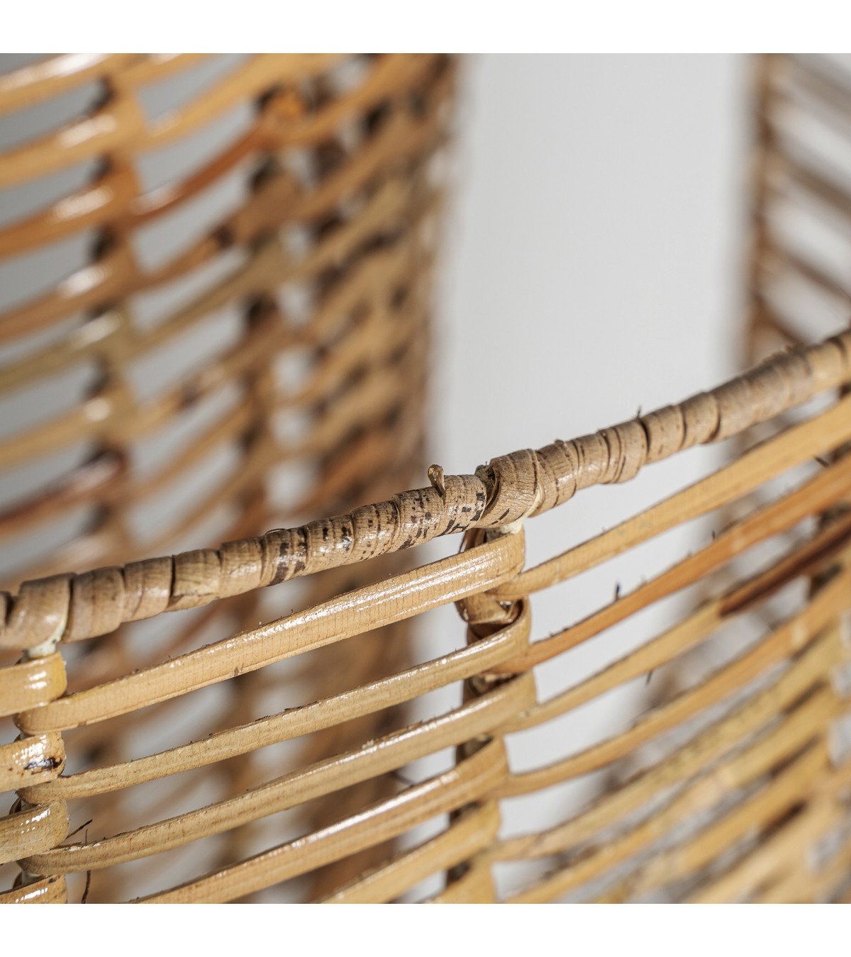 Aplique plissé rattan