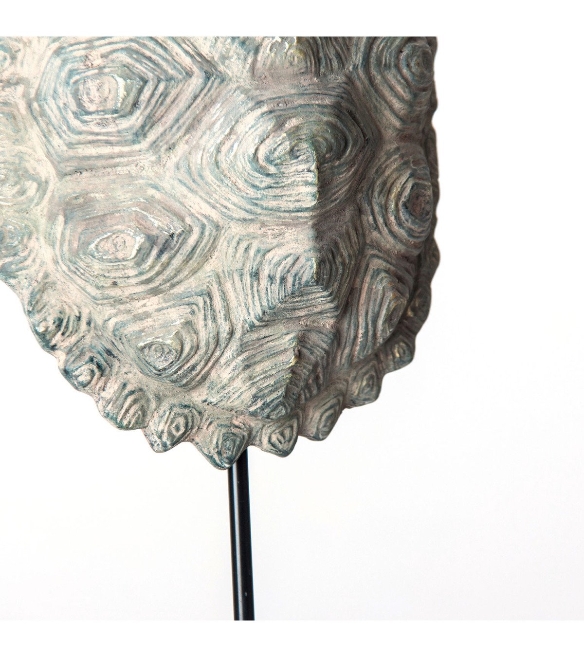 Figura decorativa caparazón tortuga