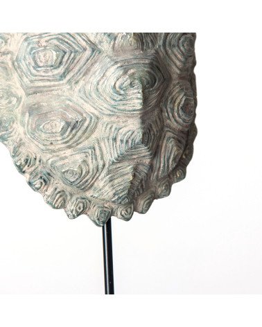 Figura decorativa caparazón tortuga