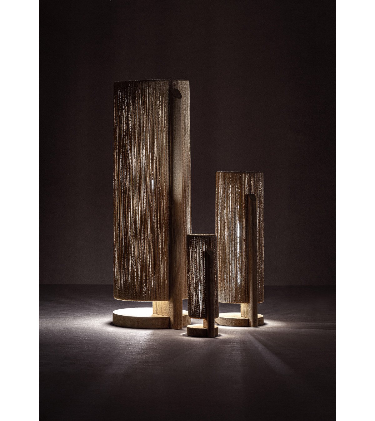 Lámpara de sobremesa jacquard