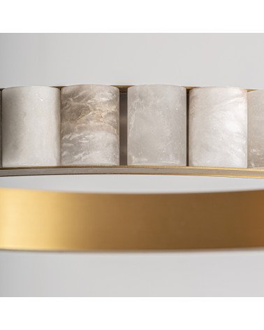 Lámpara de colgar aurea