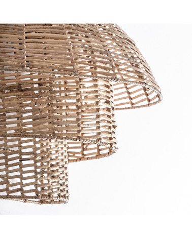 Aplique plissé rattan