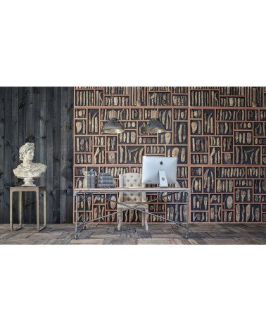 Panel decorativo fósiles