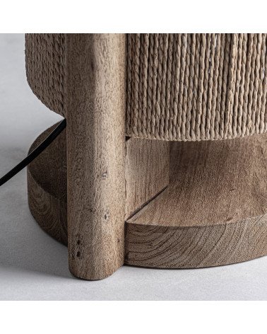 Lámpara de pie jacquard